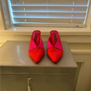 Alice &Olivia Stylish Red and Pink Women's Shoes